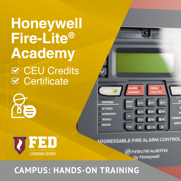 Honeywell Fire-Lite® Academy | HOT | 2 Day (Free) - FED Learning Center